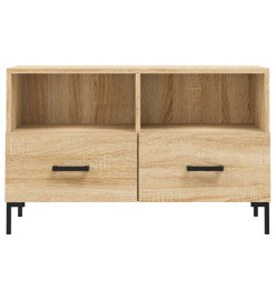 Meuble TV Chêne sonoma 80x36x50 cm Bois d'ingénierie