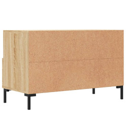 Meuble TV Chêne sonoma 80x36x50 cm Bois d'ingénierie