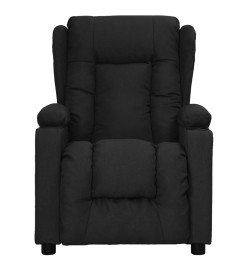 Fauteuil inclinable Noir Tissu