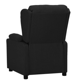 Fauteuil inclinable Noir Tissu