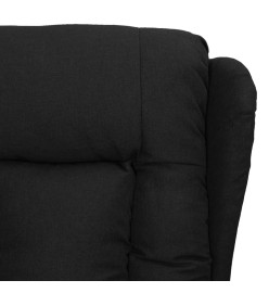 Fauteuil inclinable Noir Tissu