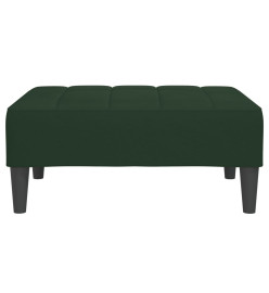 Repose-pied Vert foncé 78x56x32 cm Velours