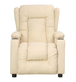 Fauteuil de massage Crème Tissu