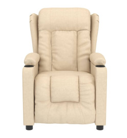 Fauteuil de massage Crème Tissu