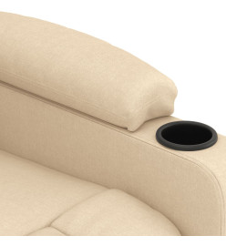 Fauteuil de massage Crème Tissu