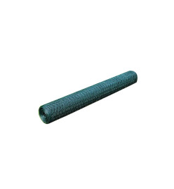 Grillage Acier galvanisé et revêtement en PVC 25 x 1 m Vert