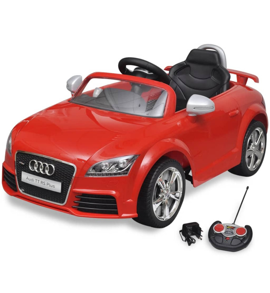 Voiture avec télécommande pour enfants Audi TT RS Rouge