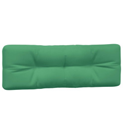 Coussins de palette 5 pcs vert tissu