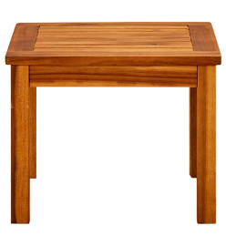 Table basse de jardin 45x45x36 cm Bois solide d'acacia