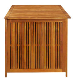 Boîte de rangement de jardin 150x80x75 cm Bois d'acacia solide