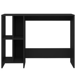 Bureau d'ordinateur portable Noir 102,5x35x75 cm Aggloméré