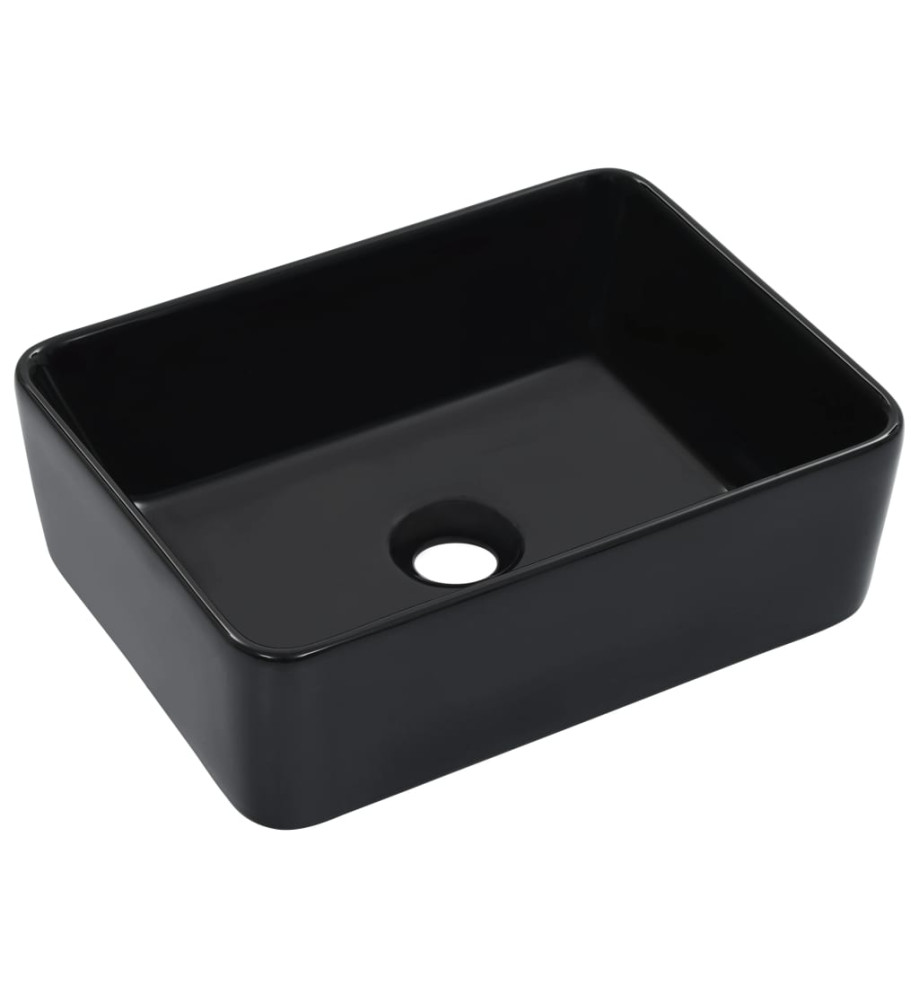 Lavabo 40x30x13 cm Céramique Noir