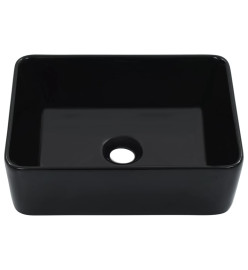 Lavabo 40x30x13 cm Céramique Noir