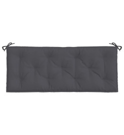 Coussin de banc de jardin anthracite 120x50x7 cm tissu oxford