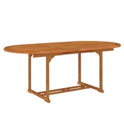 Table de jardin 200x100x75 cm Bois d'eucalyptus solide
