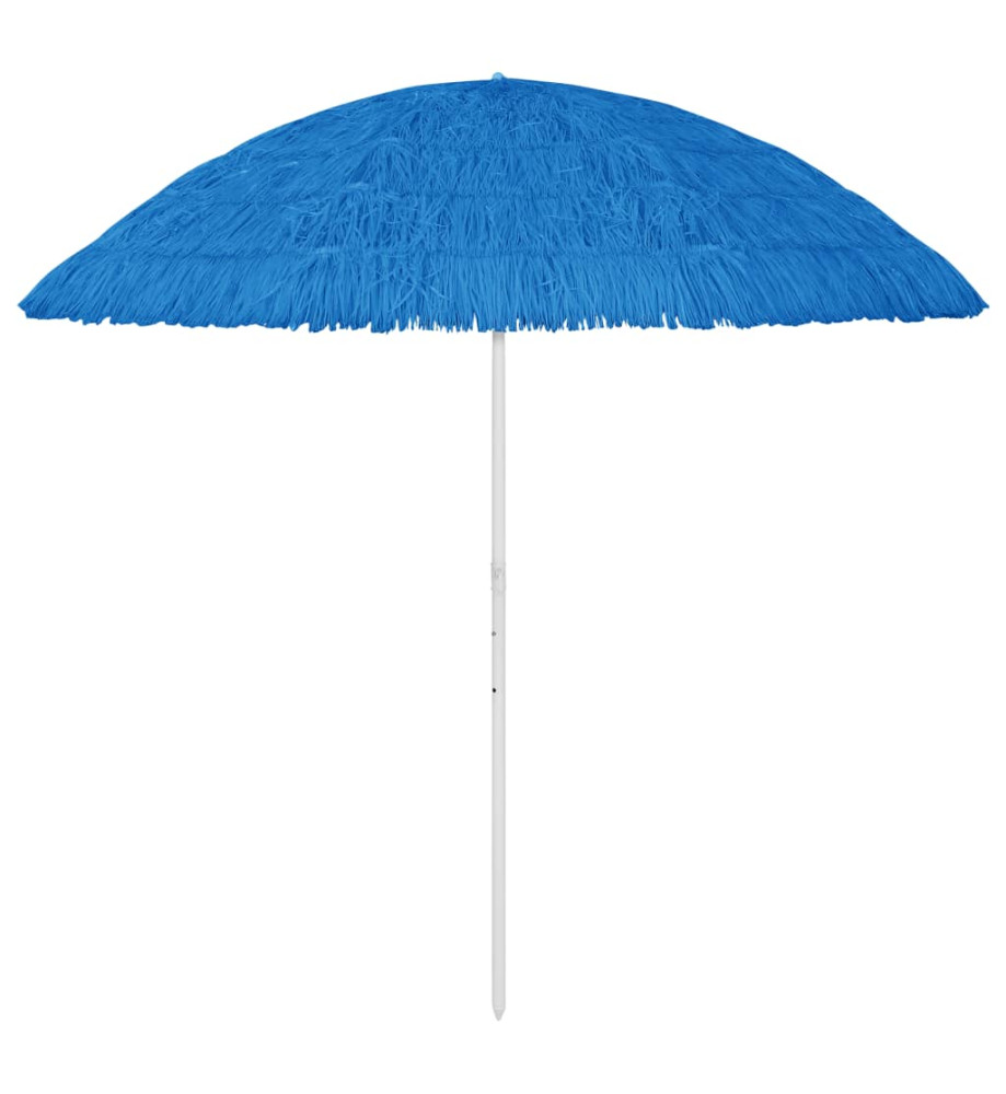 Parasol de plage Hawaii Bleu 300 cm