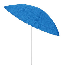 Parasol de plage Hawaii Bleu 300 cm