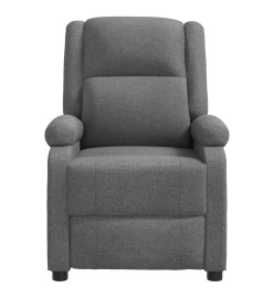 Fauteuil de massage Gris foncé Tissu