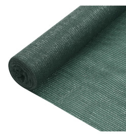 Filet brise-vue Vert 1x10 m PEHD 75 g/m²