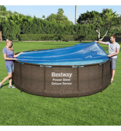 Bestway Couverture solaire de piscine Flowclear 356 cm