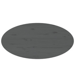 Table basse Gris 80x40x35 cm Bois massif de pin