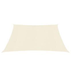 Voile d'ombrage 160 g/m² Crème 7x7 m PEHD