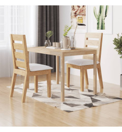 Table à manger 110x70x75 cm bois d'acacia solide