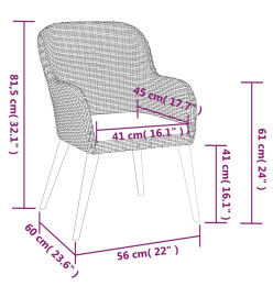 Mobilier de salle à manger de jardin avec coussins 7 pcs Noir