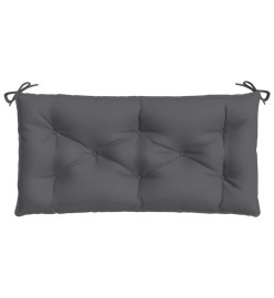 Coussins de banc de jardin 2 pcs anthracite tissu Oxford