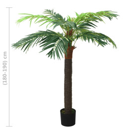 Palmier Phoenix artificiel avec pot 190 cm Vert