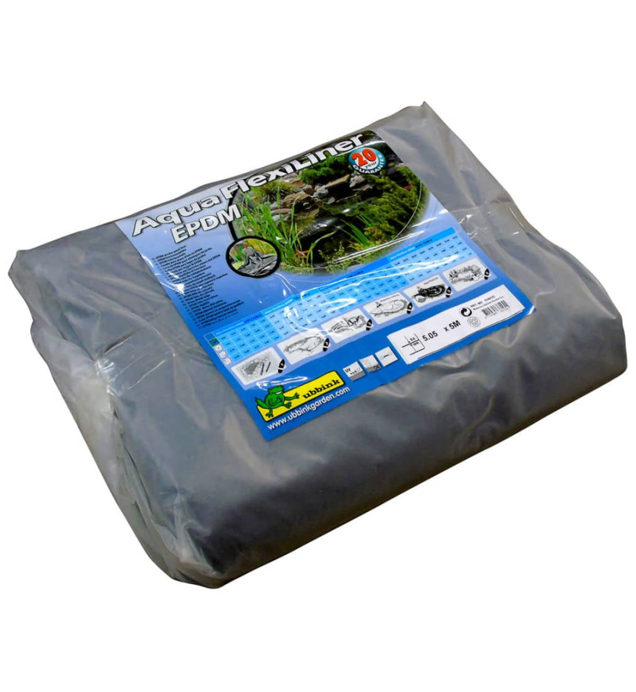 Ubbink Bâche d'étang AquaFlexiLiner EPDM 5 x 5,05 m 1336125