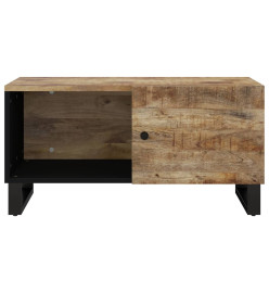 Table basse 80x50x40 cm Bois de manguier solide et d'ingénierie