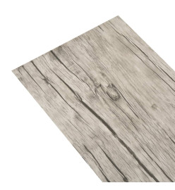 Planche de plancher PVC autoadhésif 5,02 m² 2 mm Chêne délavé