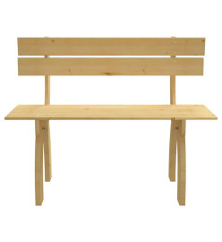 Banc de jardin 150 cm Bois de pin imprégné