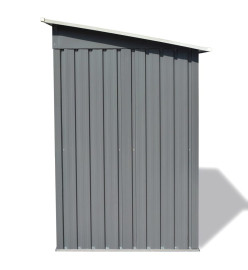 Abri de jardin Métal Gris