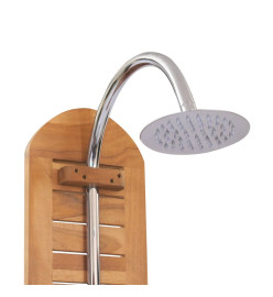 Douche de jardin Teck massif 70 x 75 x 204 cm