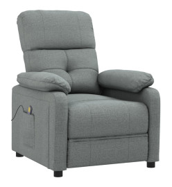 Fauteuil de massage Gris foncé Tissu