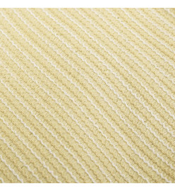 Voile d'ombrage 160 g/m² Beige 4x4 m PEHD