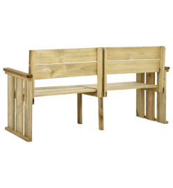 Banc de jardin 172 cm Bois de pin imprégné