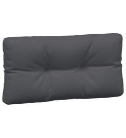 Coussins de palette 5 pcs anthracite tissu