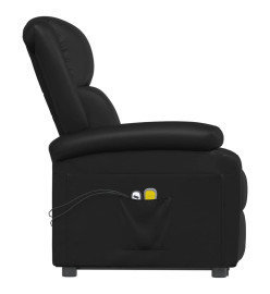 Fauteuil de massage Noir Similicuir