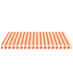 Tissu de remplacement pour auvent Jaune et orange 4x3 m