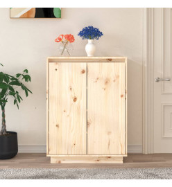 Armoire à chaussures 60x35x80 cm Bois de pin massif