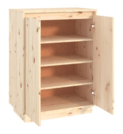 Armoire à chaussures 60x35x80 cm Bois de pin massif