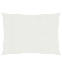 Voile d'ombrage 160 g/m² Blanc 3,5x4,5 m PEHD