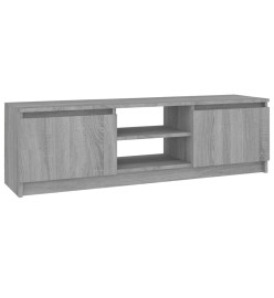 Meuble TV Sonoma gris 120x30x35,5 cm Bois d'ingénierie