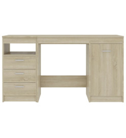 Bureau Chêne sonoma 140x50x76 cm Aggloméré