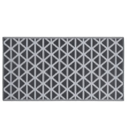 Tapis d'extérieur Noir 190x290 cm PP