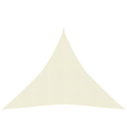 Voile d'ombrage 160 g/m² Crème 4x4x4 m PEHD