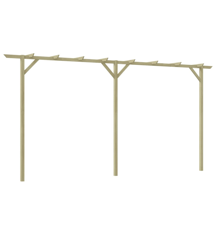 Pergola de jardin 400 x 40 x 205 cm Bois